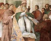 拉斐尔 - Gregory IX Approving the Decretals